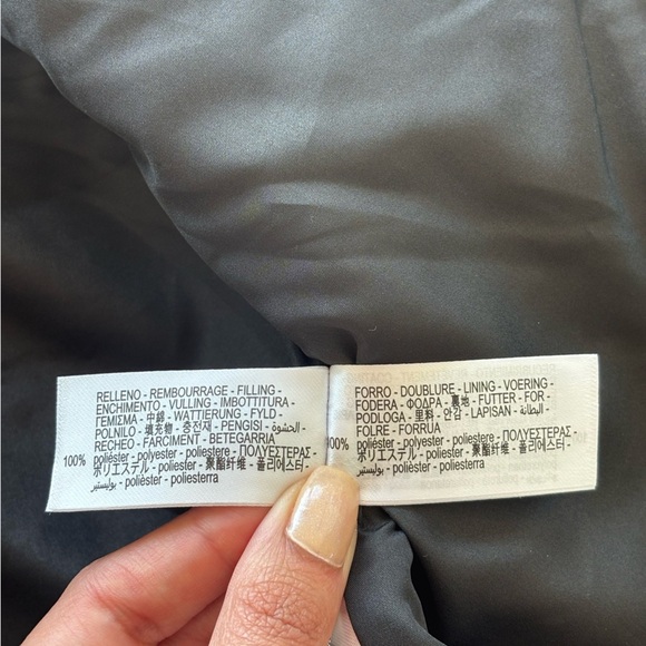 Zara Cropped Faux Leather Quilted Jacket - Size M Brand new no tag - Picture 12 of 16